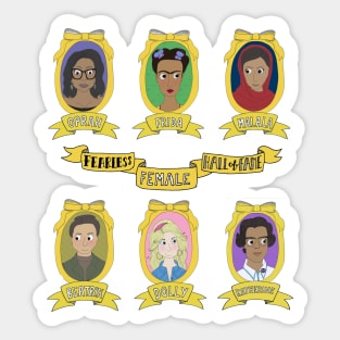 Fearless Female Hall of Fame Sticker